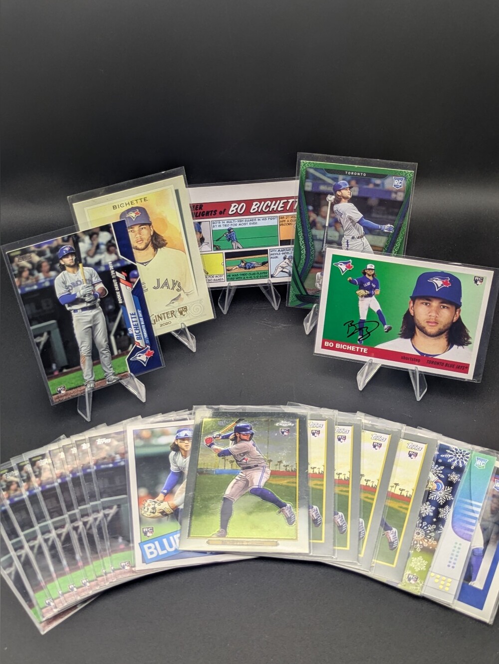 BO BICHETTE RC Rookie Lot (23) Topps Bowman Insert Parallel Blue Jays Mets